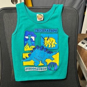 Vintage kids dinosaur tank